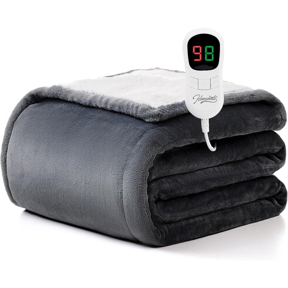 Homemate Heated Blanket Electric Throw, 50