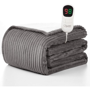 HomeMate Heated Blanket Electric Throw, 50